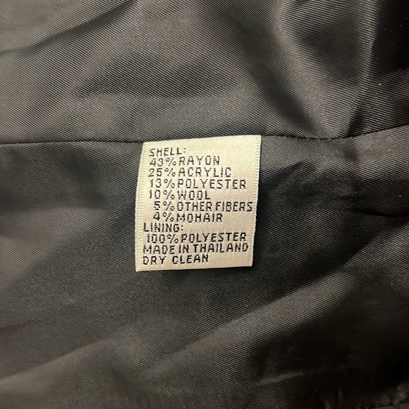 Talbots Petites Wool/Mohair Blend Blazer, Sz. 10. - Picture 9 of 9